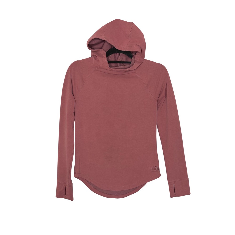 The North Face FlashDry Pink Cowl Neck Hoodie XS